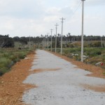 Ashritha Silicon City Layout Road Construction