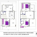 25 x 40 South Facing Floor Plan 1