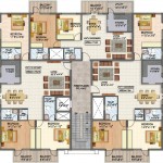 Cluster Plan From 1st To 3rd Floor