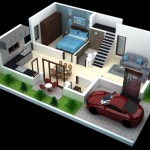 Rishabh Siddhi 3BHK Ground Floor Plan 2