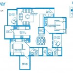 Vaishnavi Sarovar 2 BHK Floor Plan